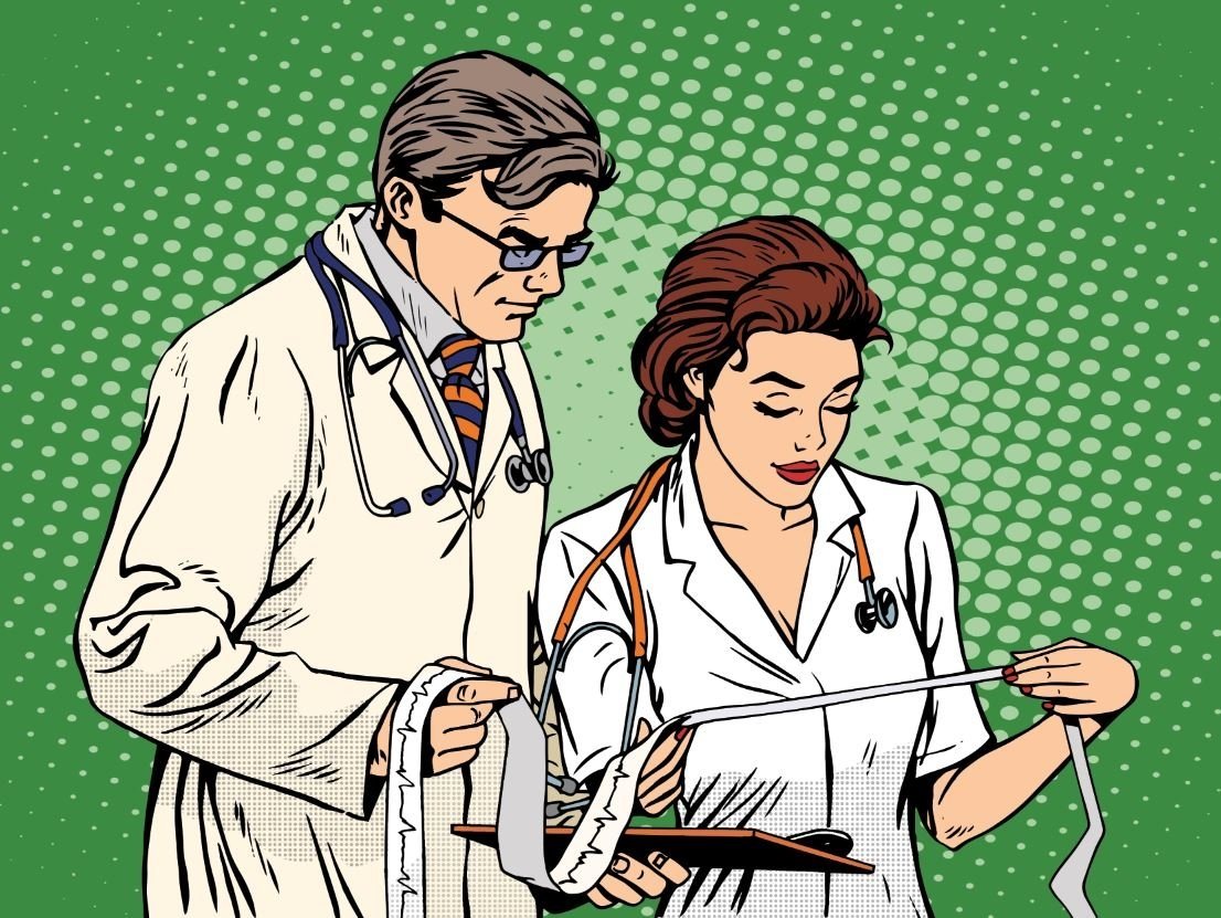 Медики в стиле поп арт