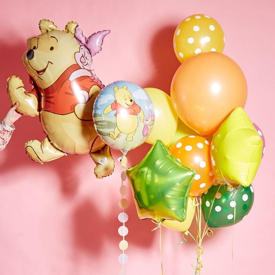 Винипух на шарике картинка