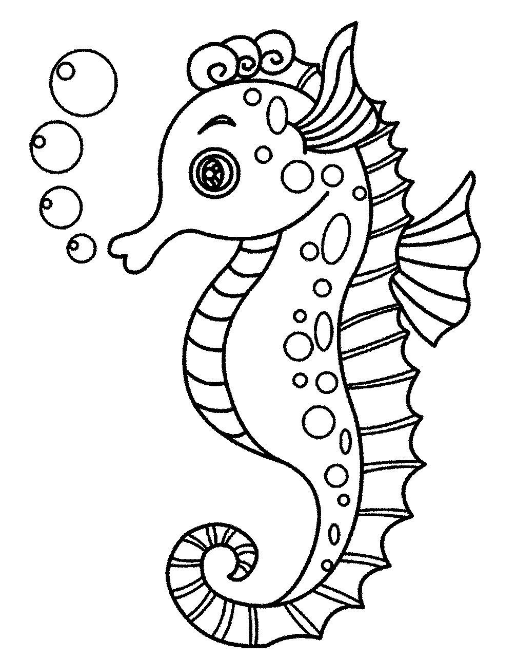 Раскраска для девочек Дельфинчик