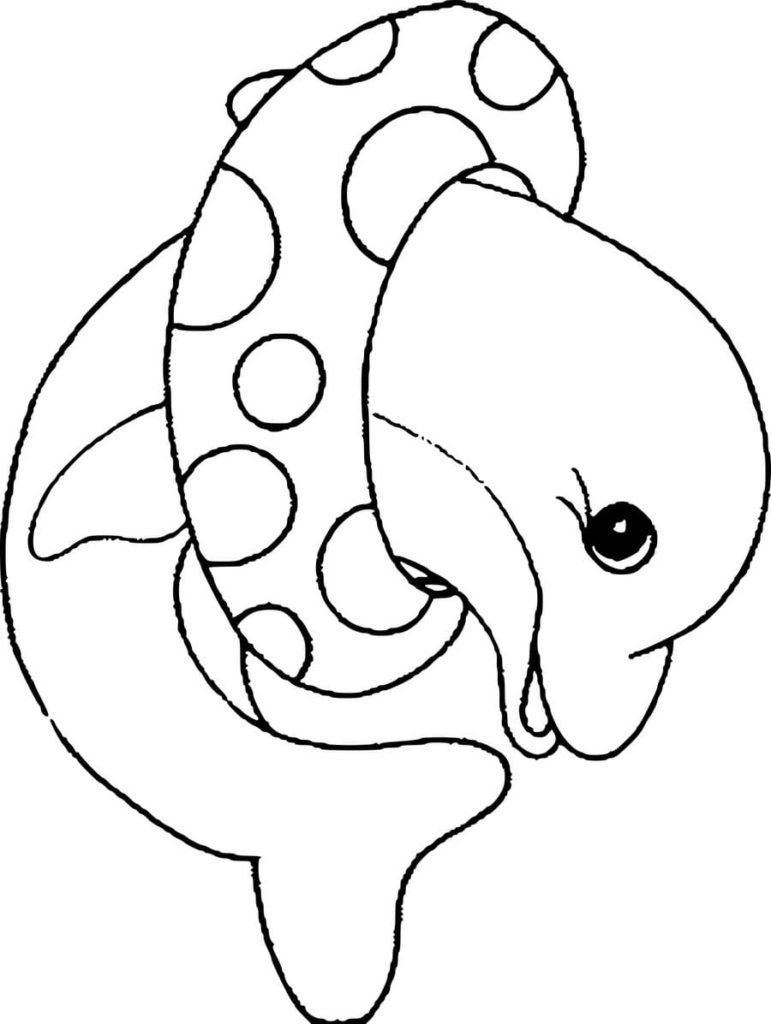 Раскраска морские обитатели