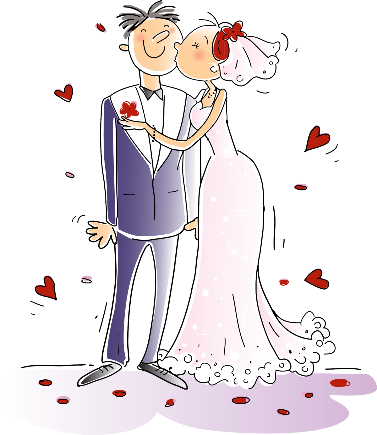 Свадьба рисунок