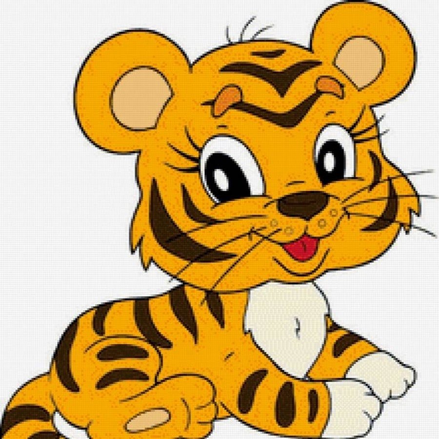 Мордочка тигренка