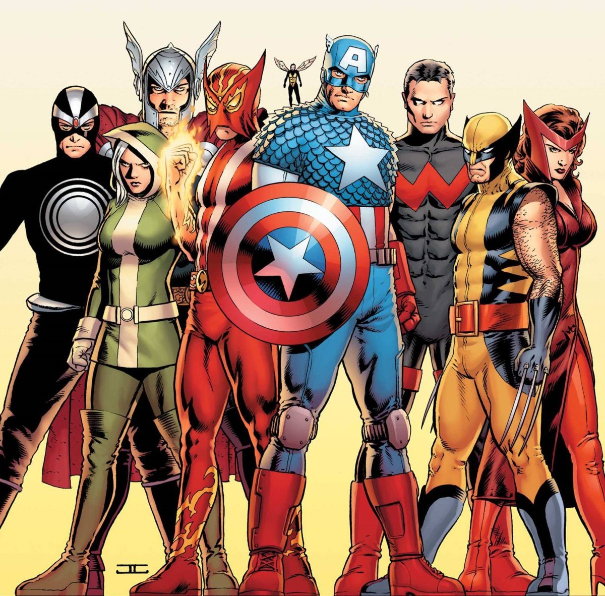 Популярные герои Марвел