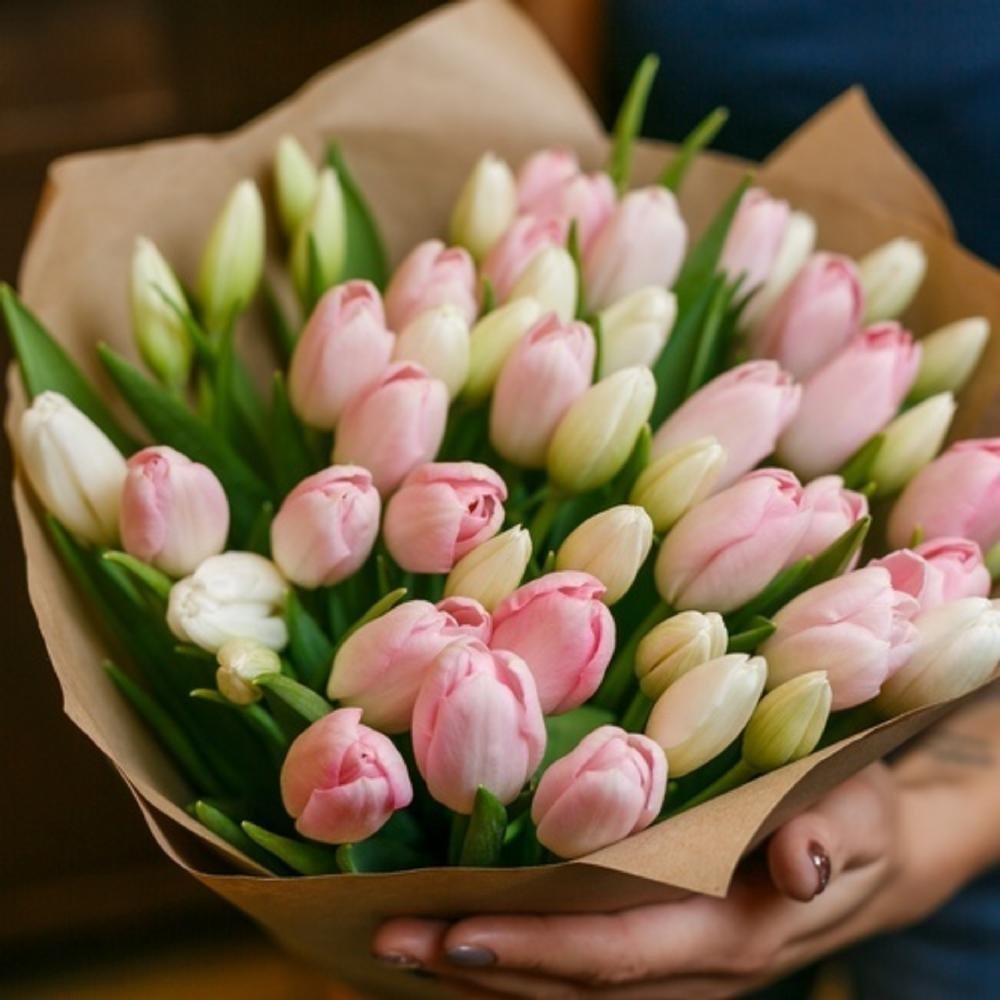 Фиолетовые тюльпаны Эстетика