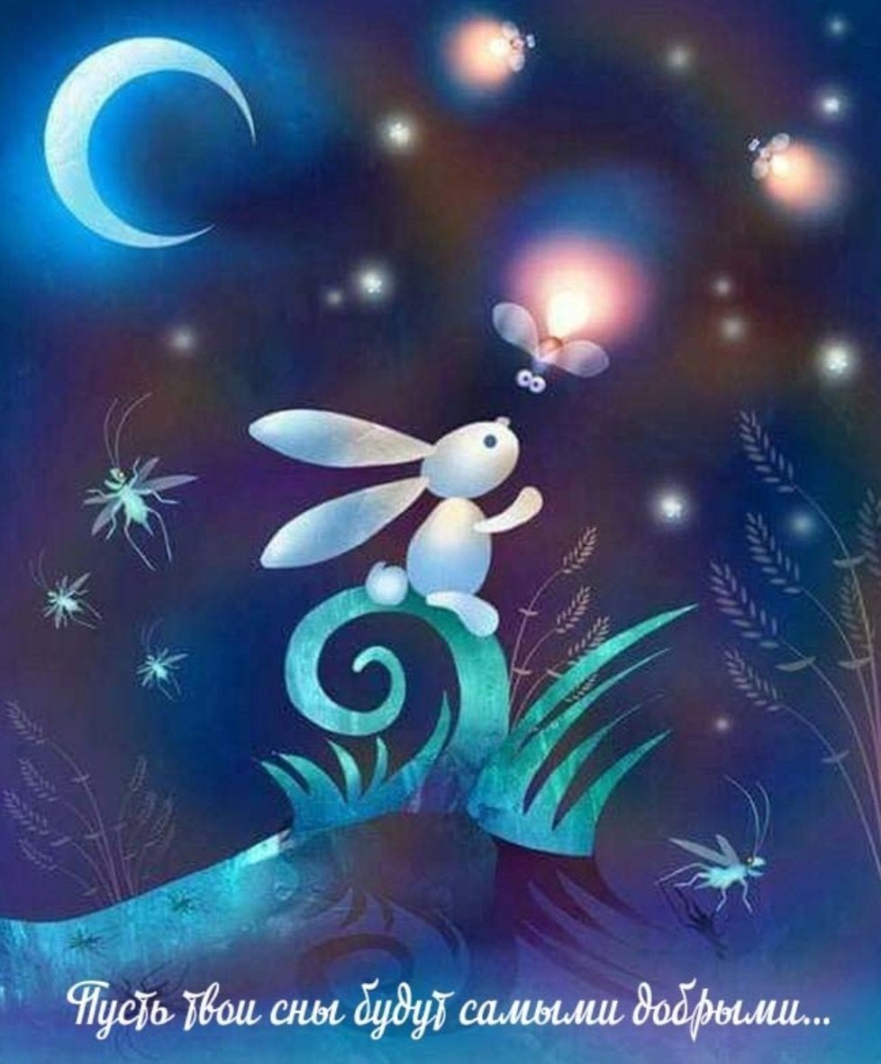 Цветы с пожеланием спокойной ночи