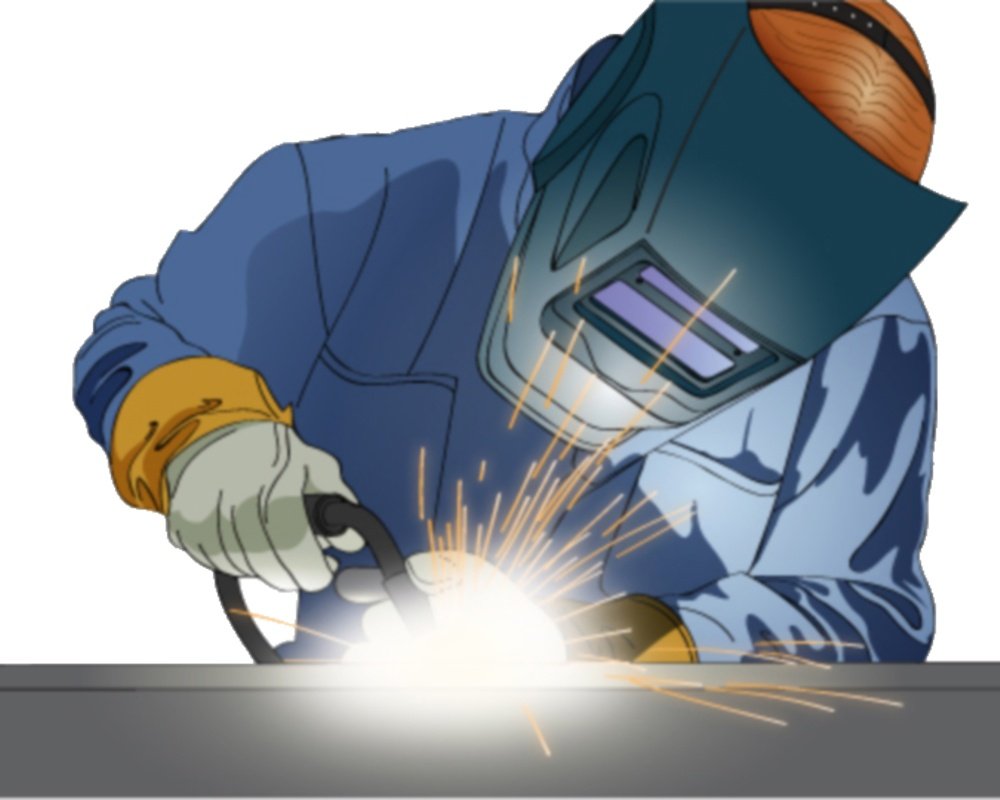 Сварщик черно белое