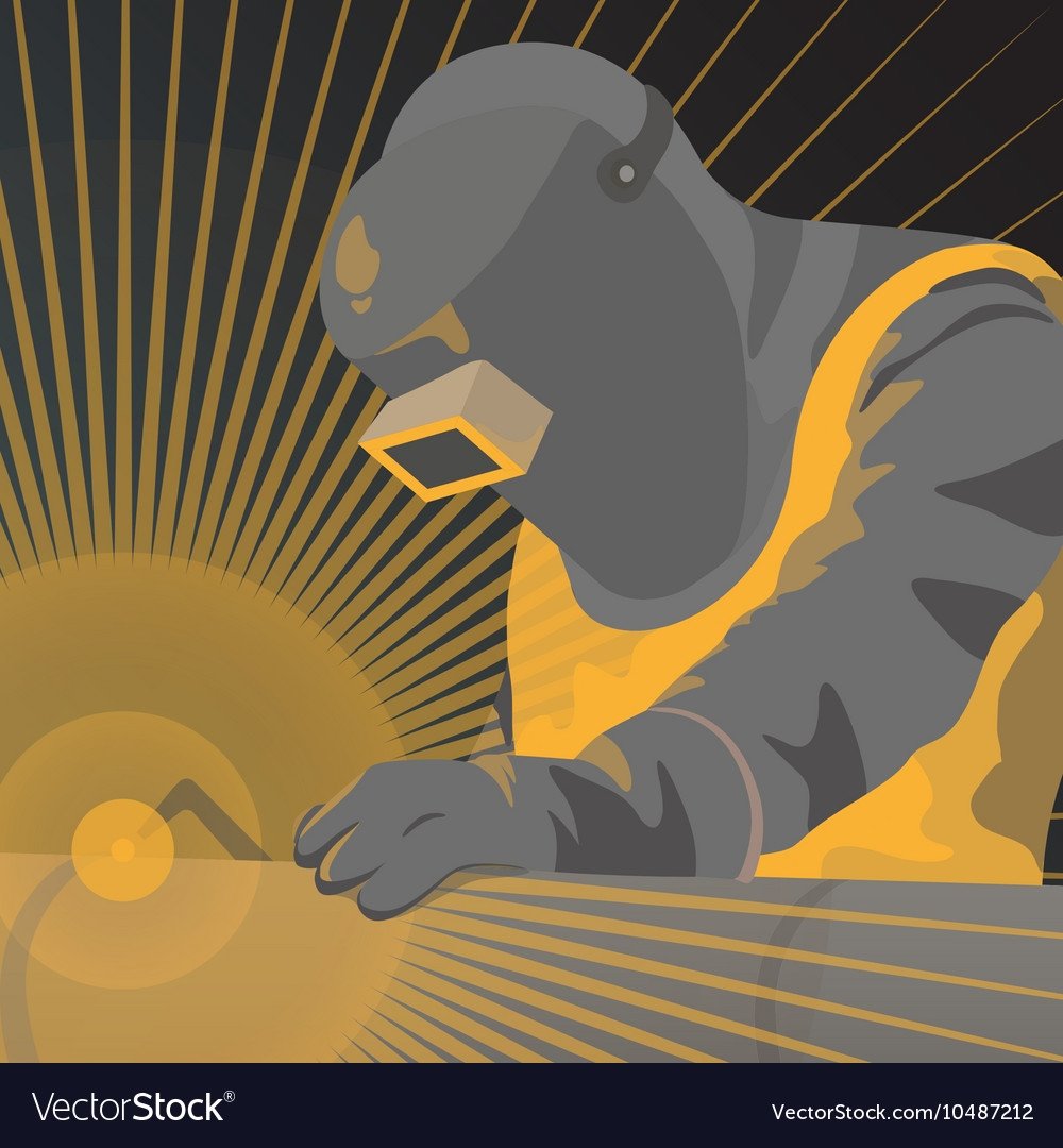 Сварщик набросок