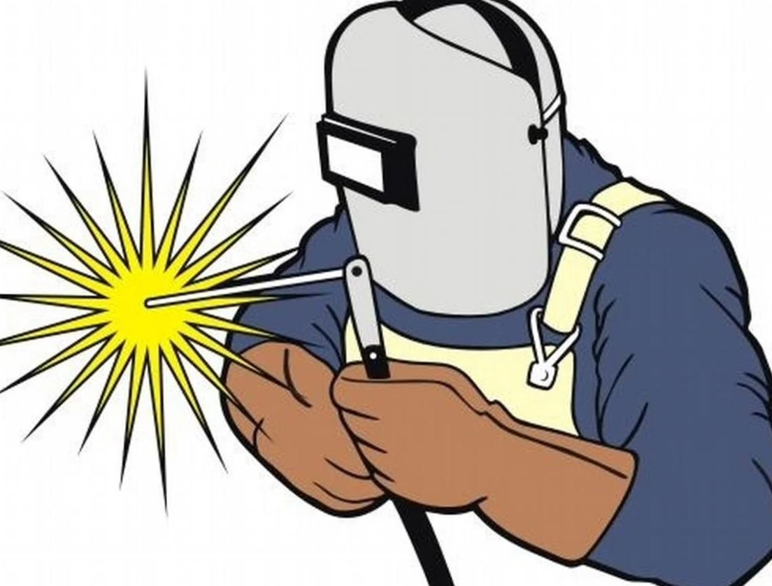 Сварщик рисунок карандашом