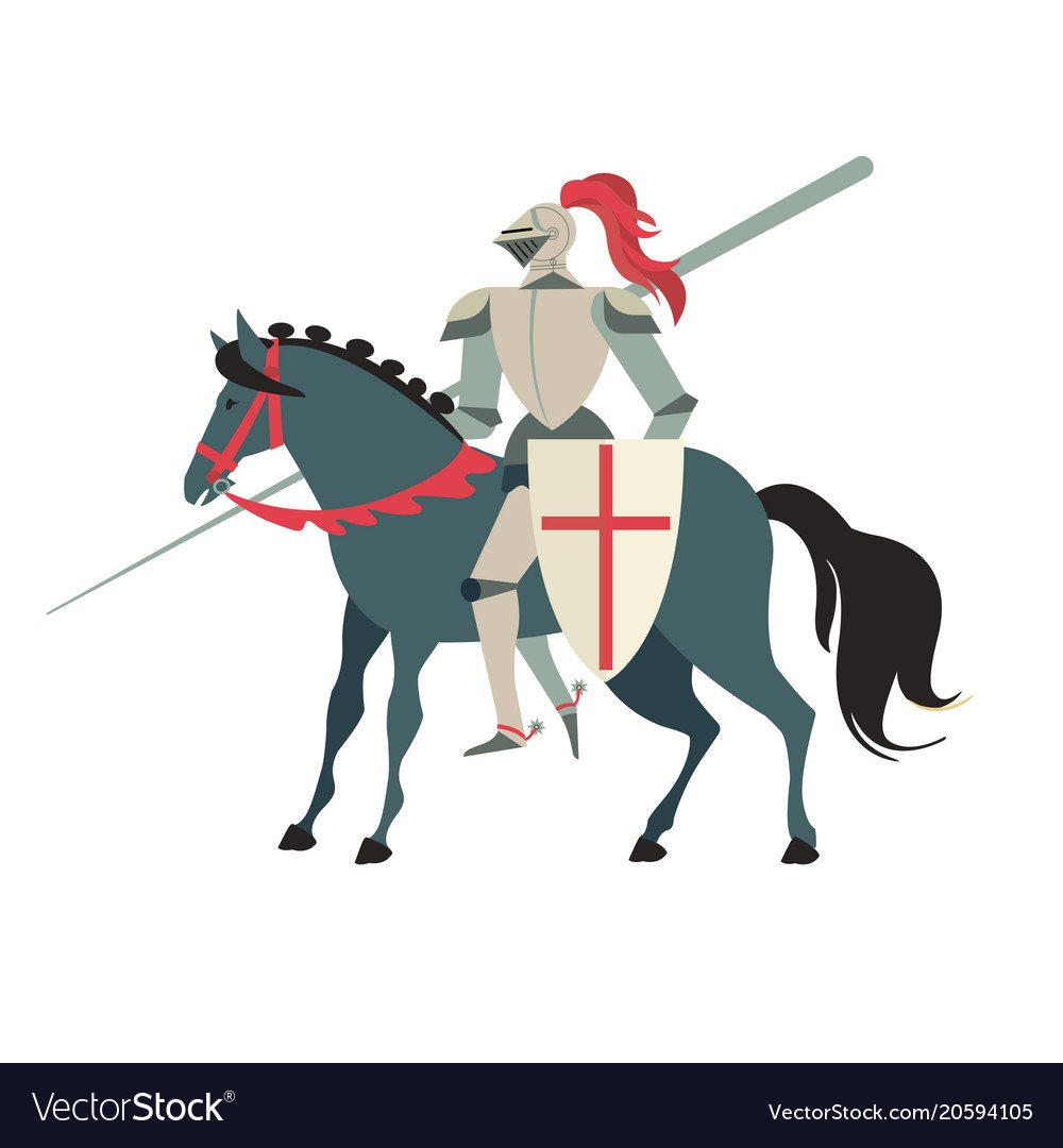 Эмодзи рыцарь на коне