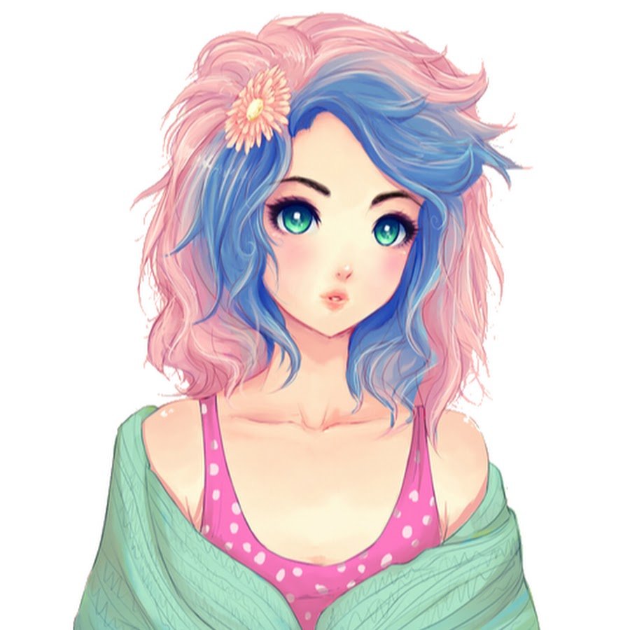 Аниме с разноцветными волосами