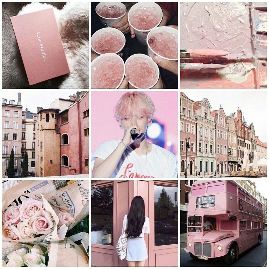 Розовая Эстетика коллаж