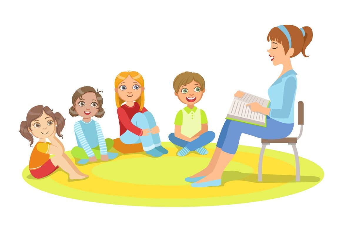 Воспитатель на прозрачном фоне