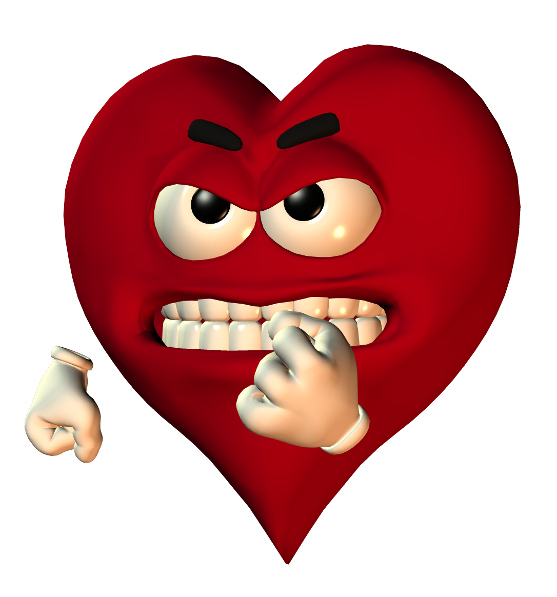 Коричневое сердечко