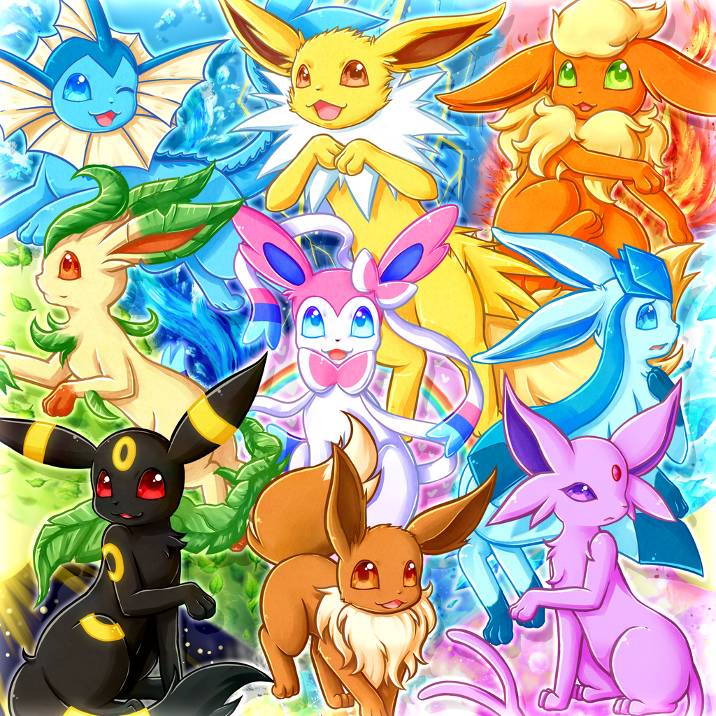 Лифеон гласеон и эспеон