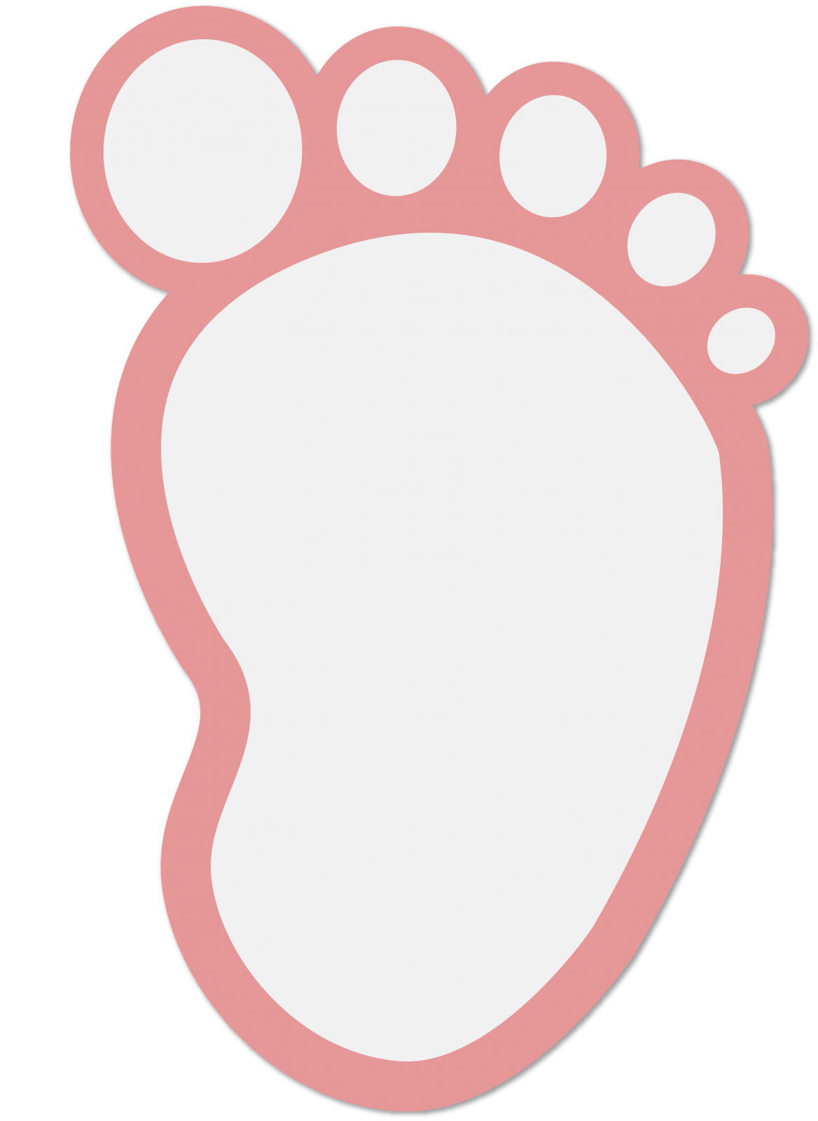 Детские ножки трафарет