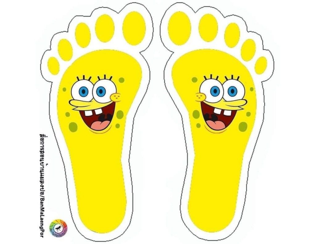 Веселые следы ног