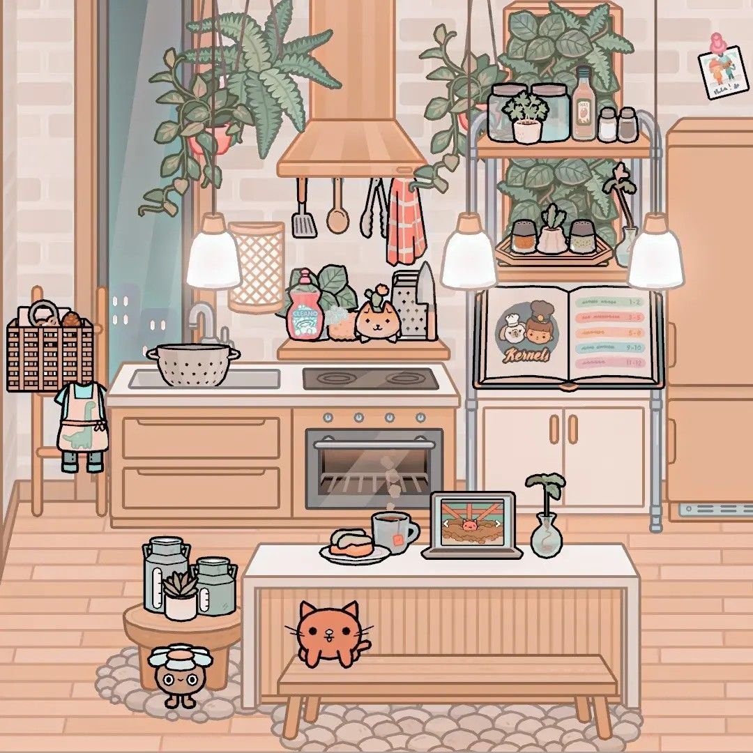 Toca boca комнаты