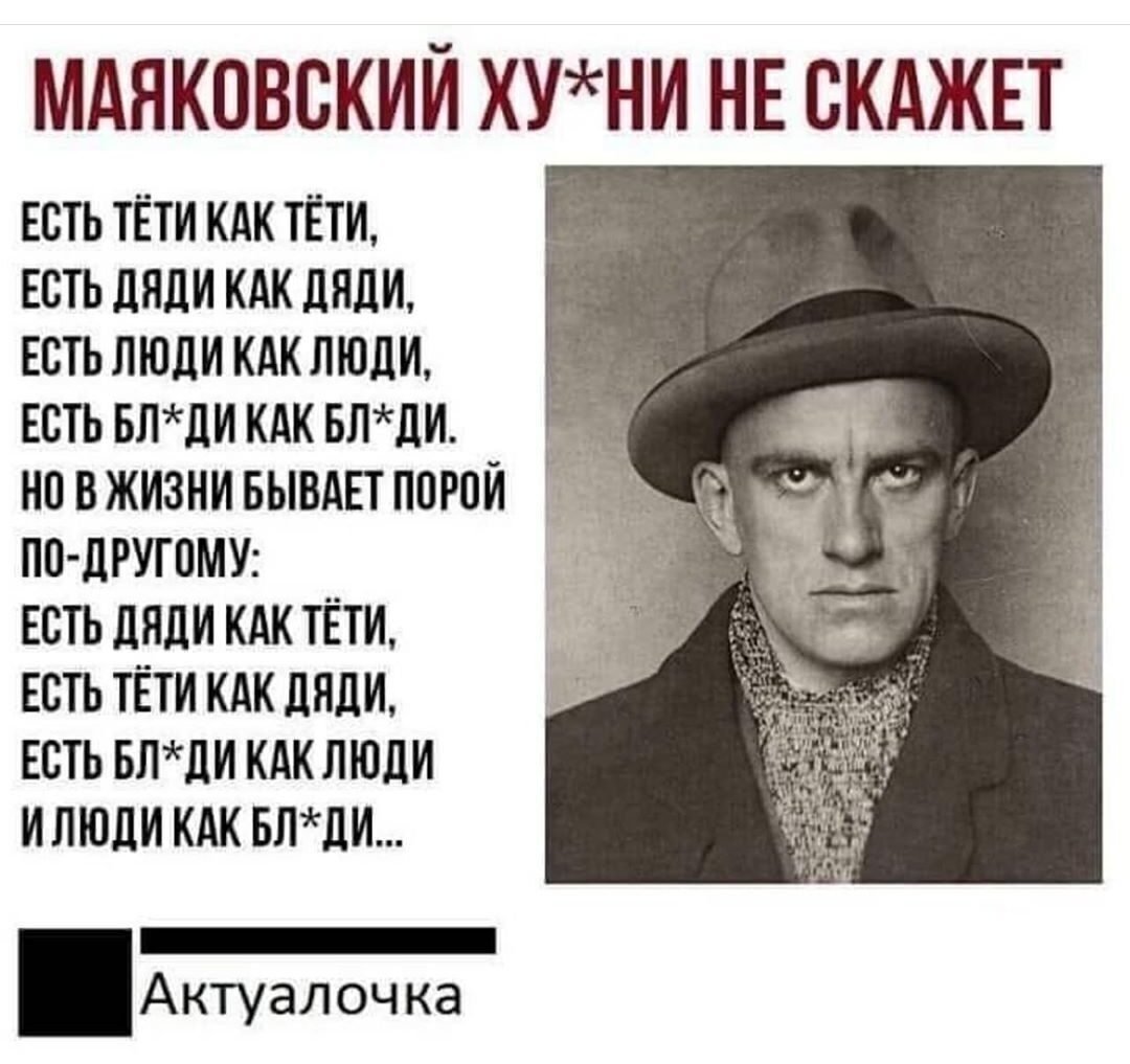 Выступление Маяковского