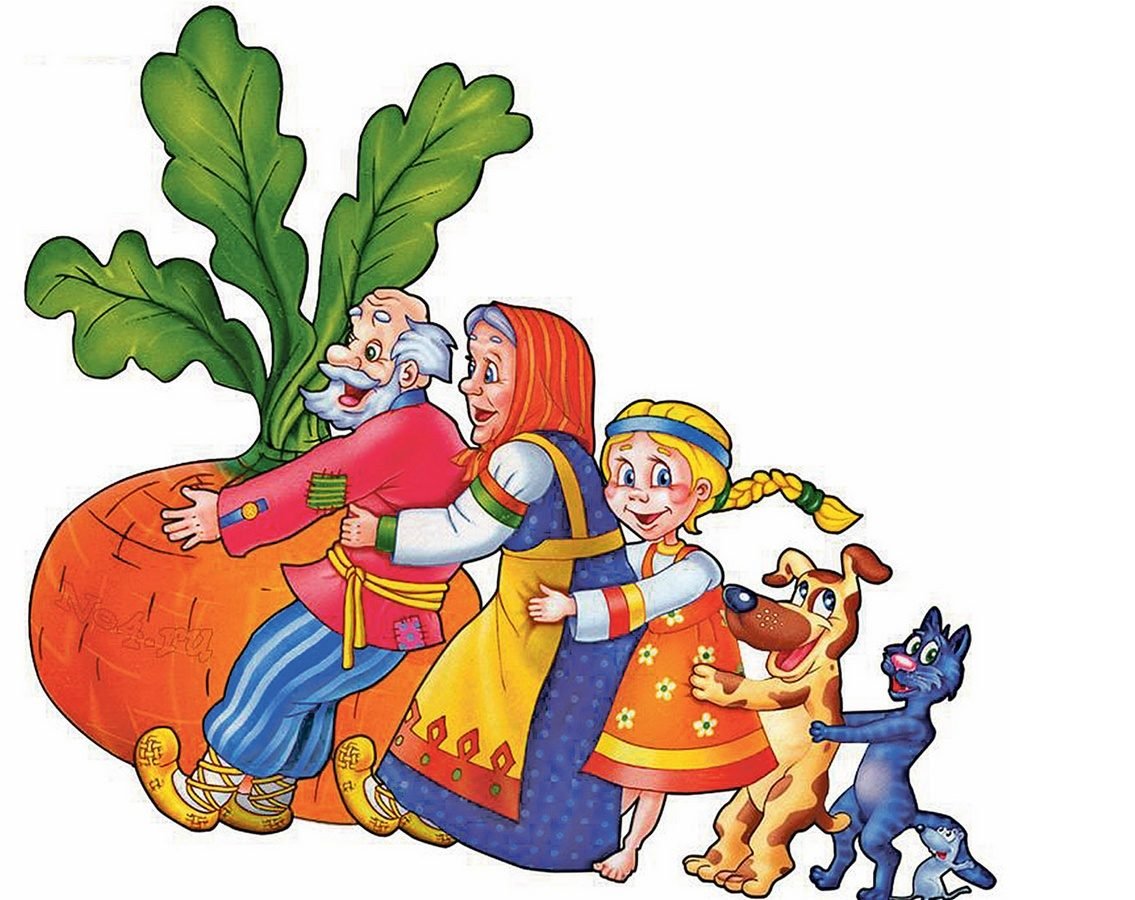 Раскраска внучка из Репки