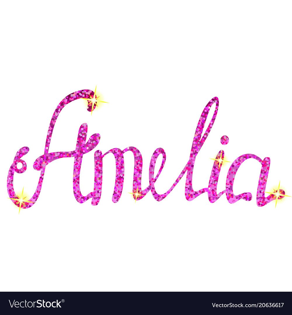 Амелия надпись