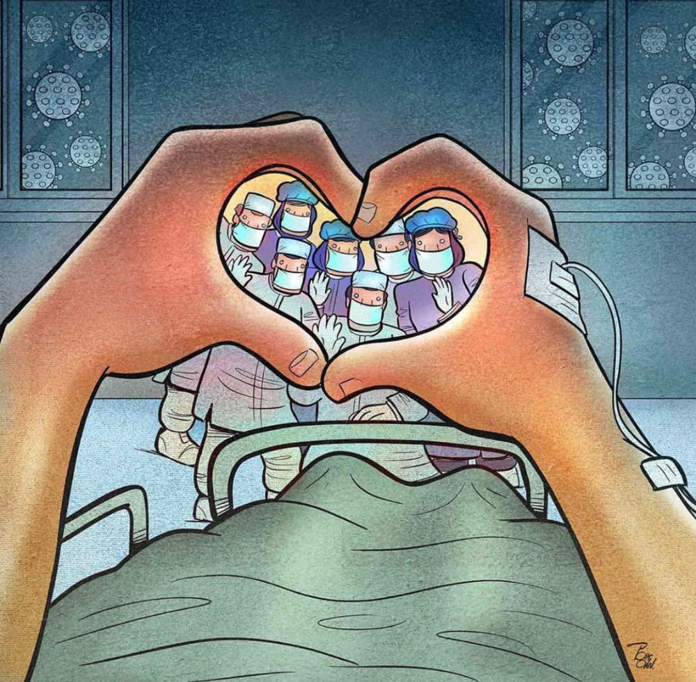 Рисунок борьба с коронавирусом