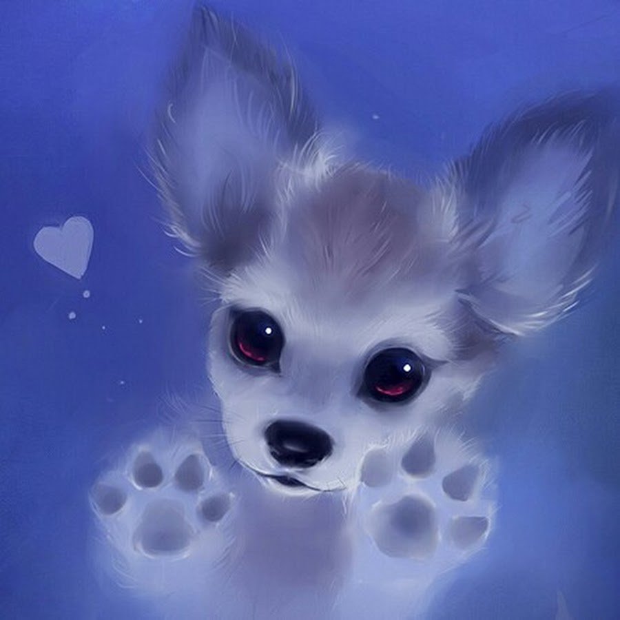 Щенок арт