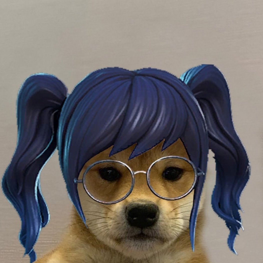 Собака на аву