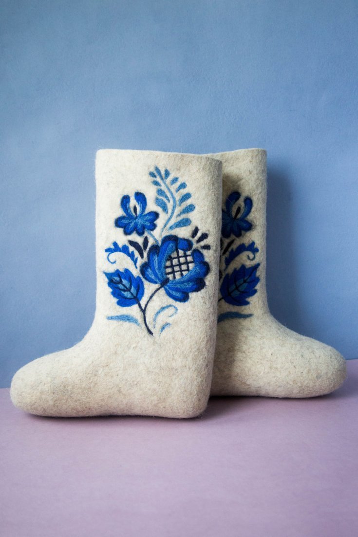 Необычные валенки