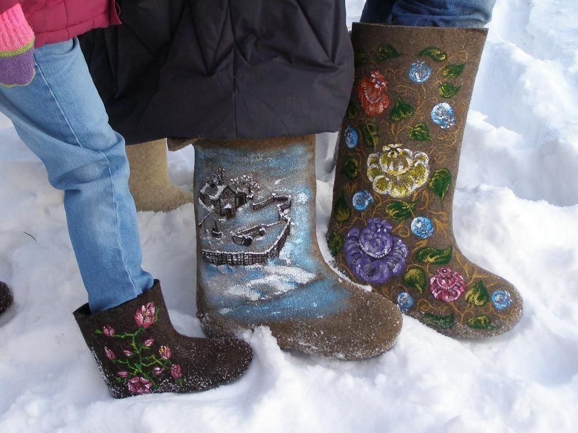 Оригинальные валенки