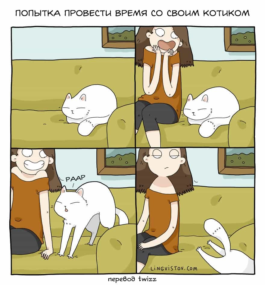 Комикс про кота