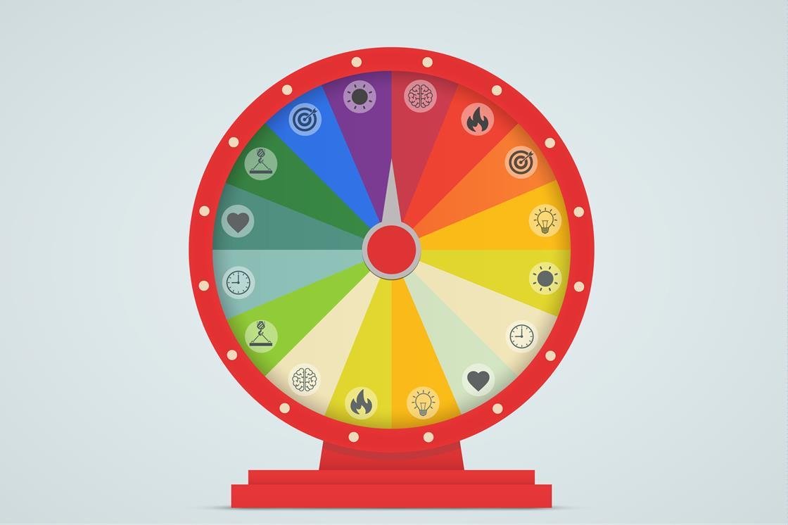 Колесо фортуны макет