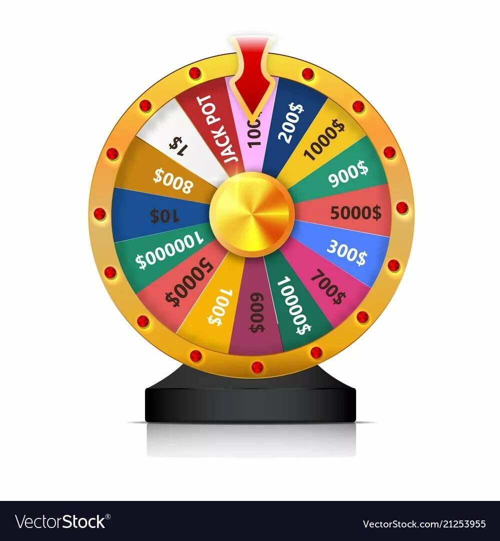Рулетка колесо фортуны вектор