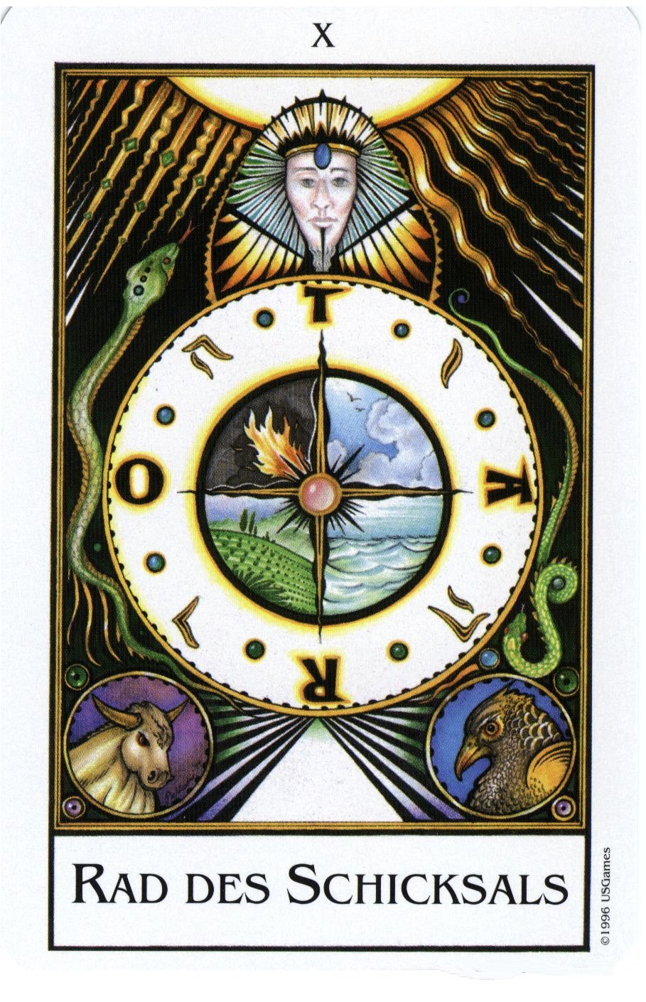 Старшие арканы Таро колесо фортуны