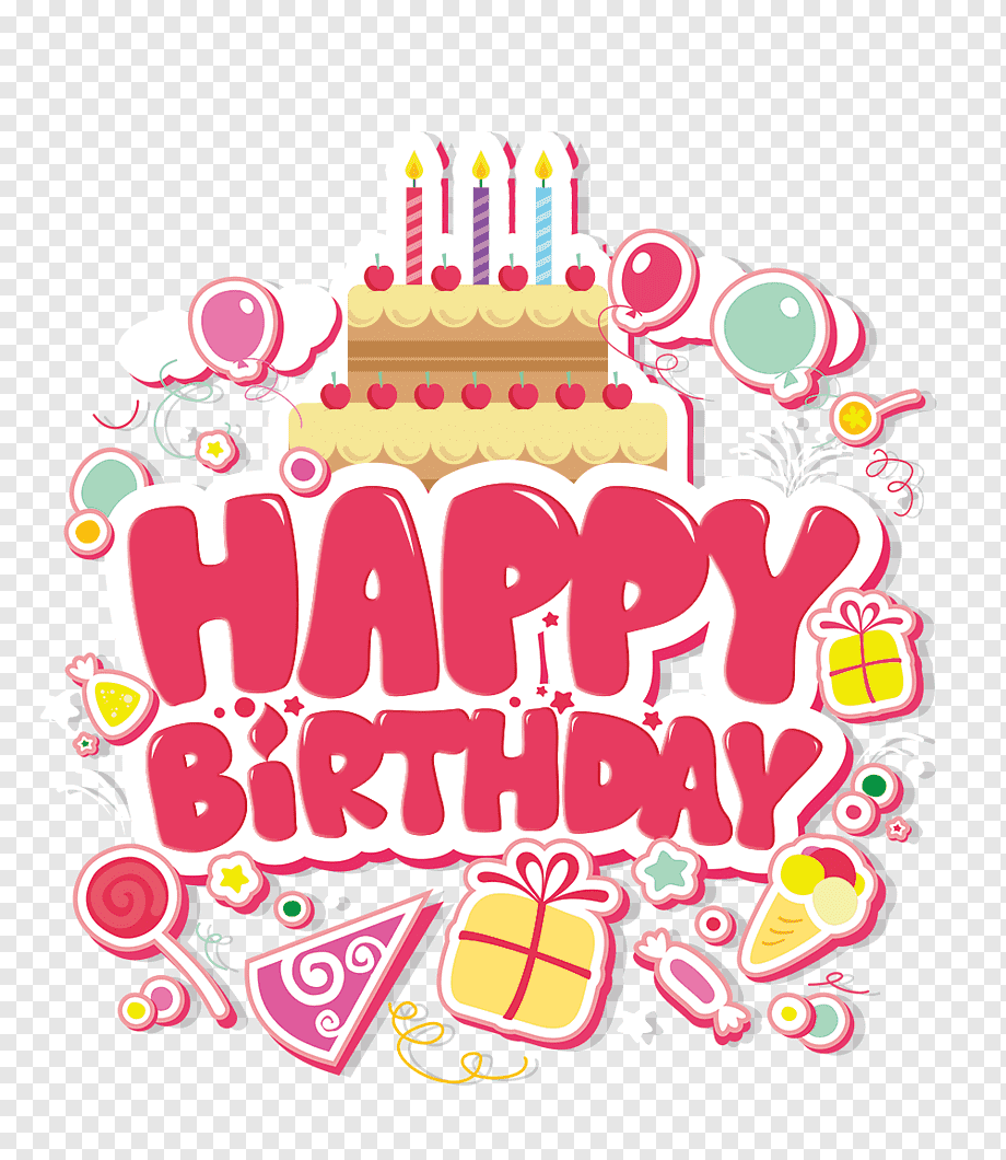 Стикерыс днём рождения