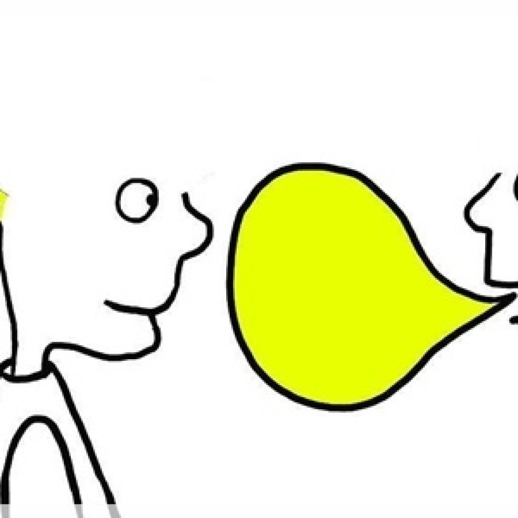 Два человечка говорят