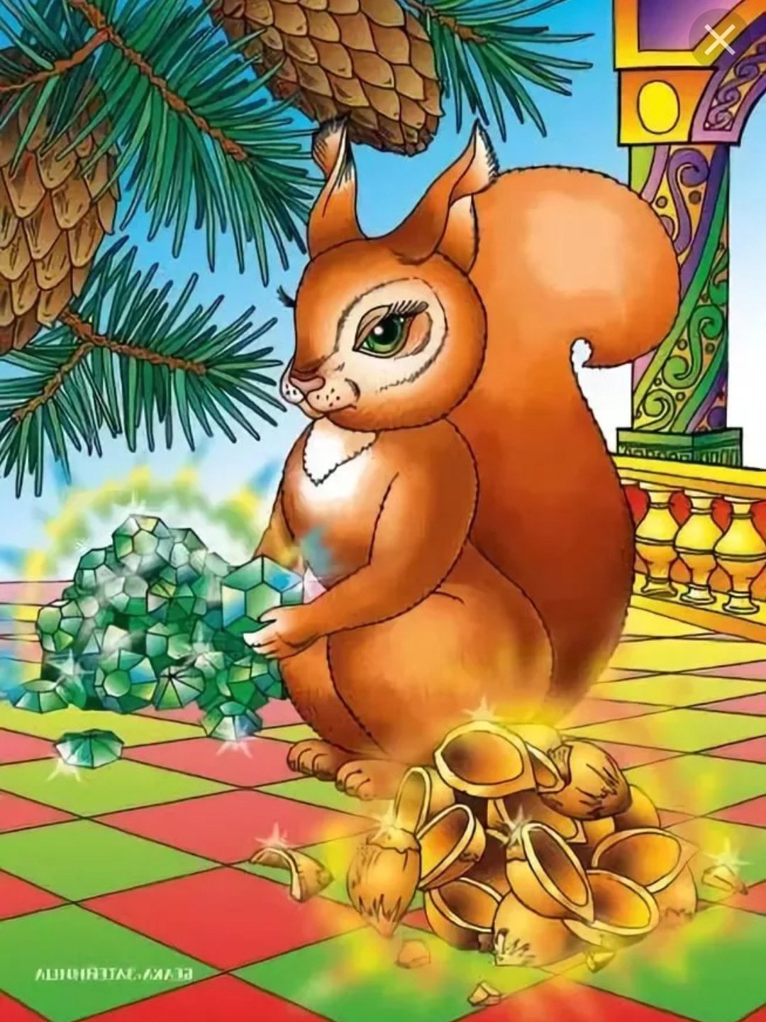 Ббедка из сказки о царе Салтане