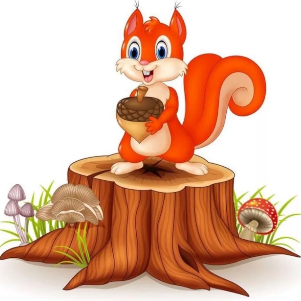 Орешки для белочек для детей