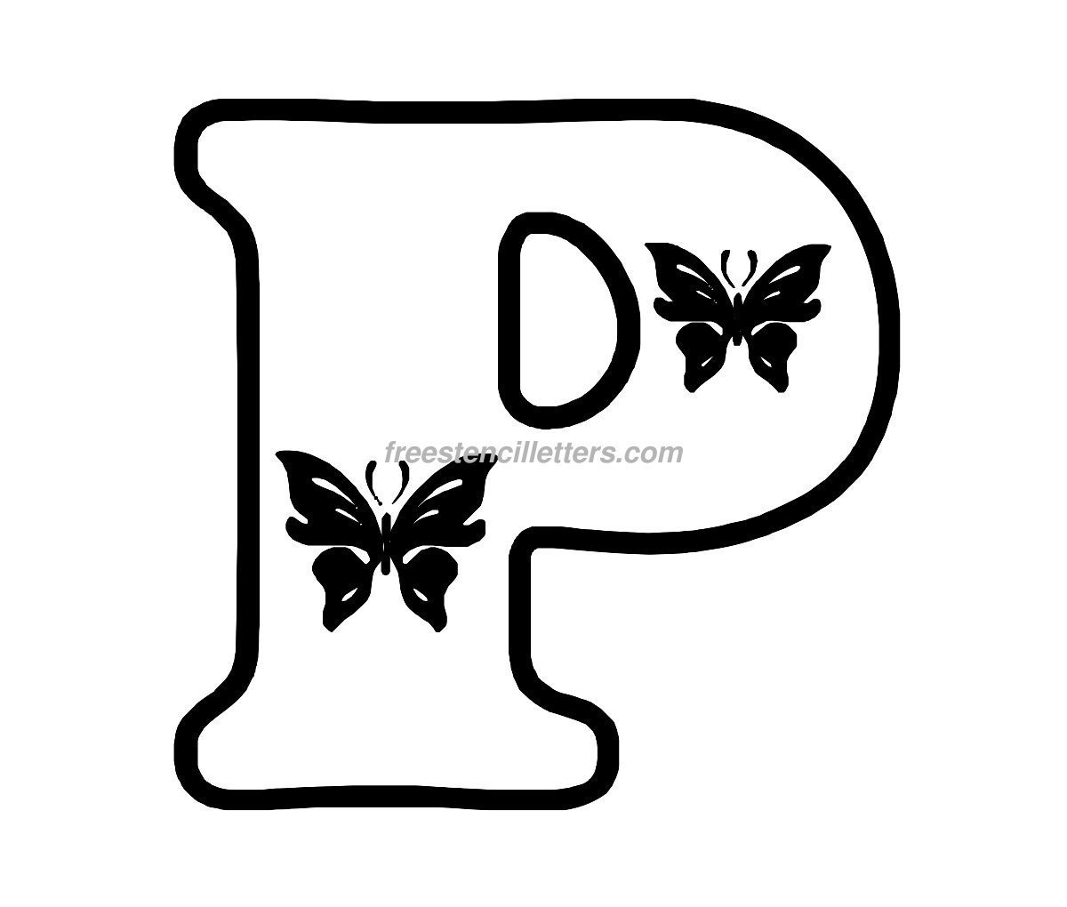 Буква р трафарет для вырезания