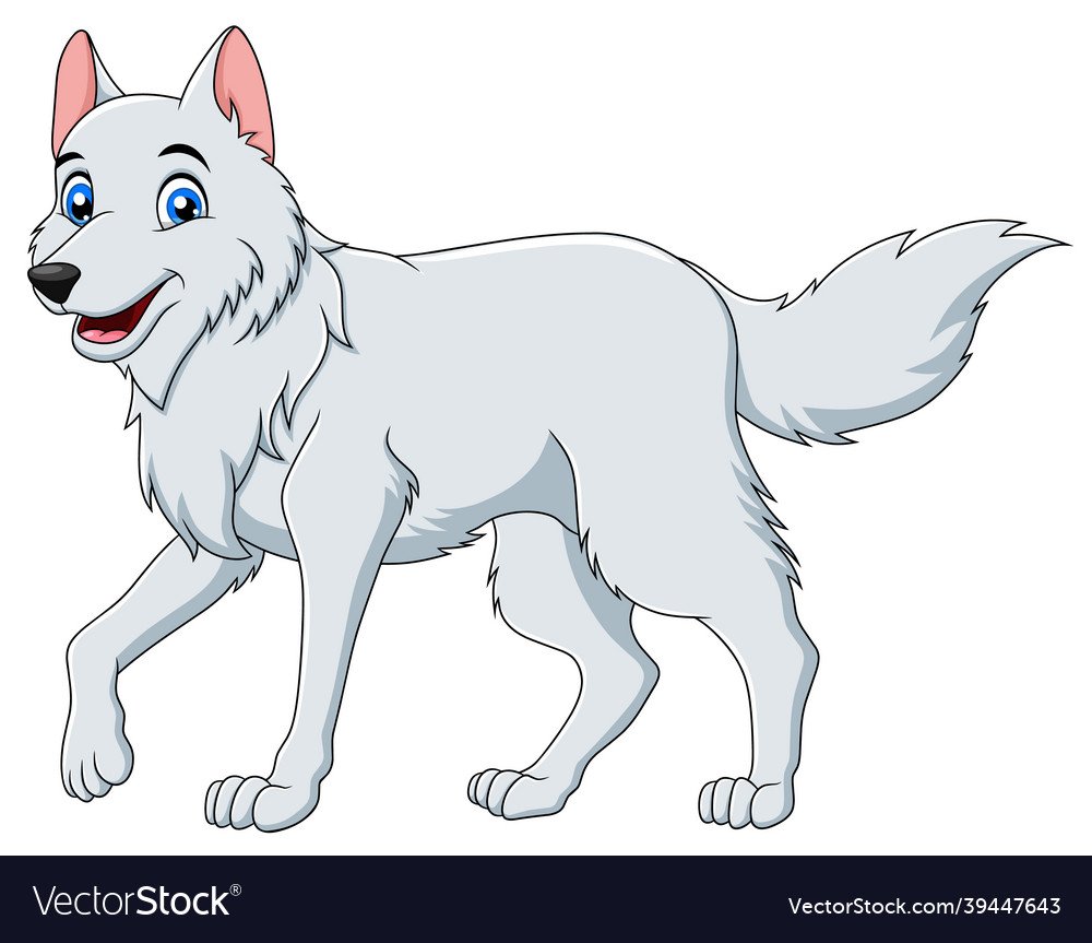 Маленькая картина с волком