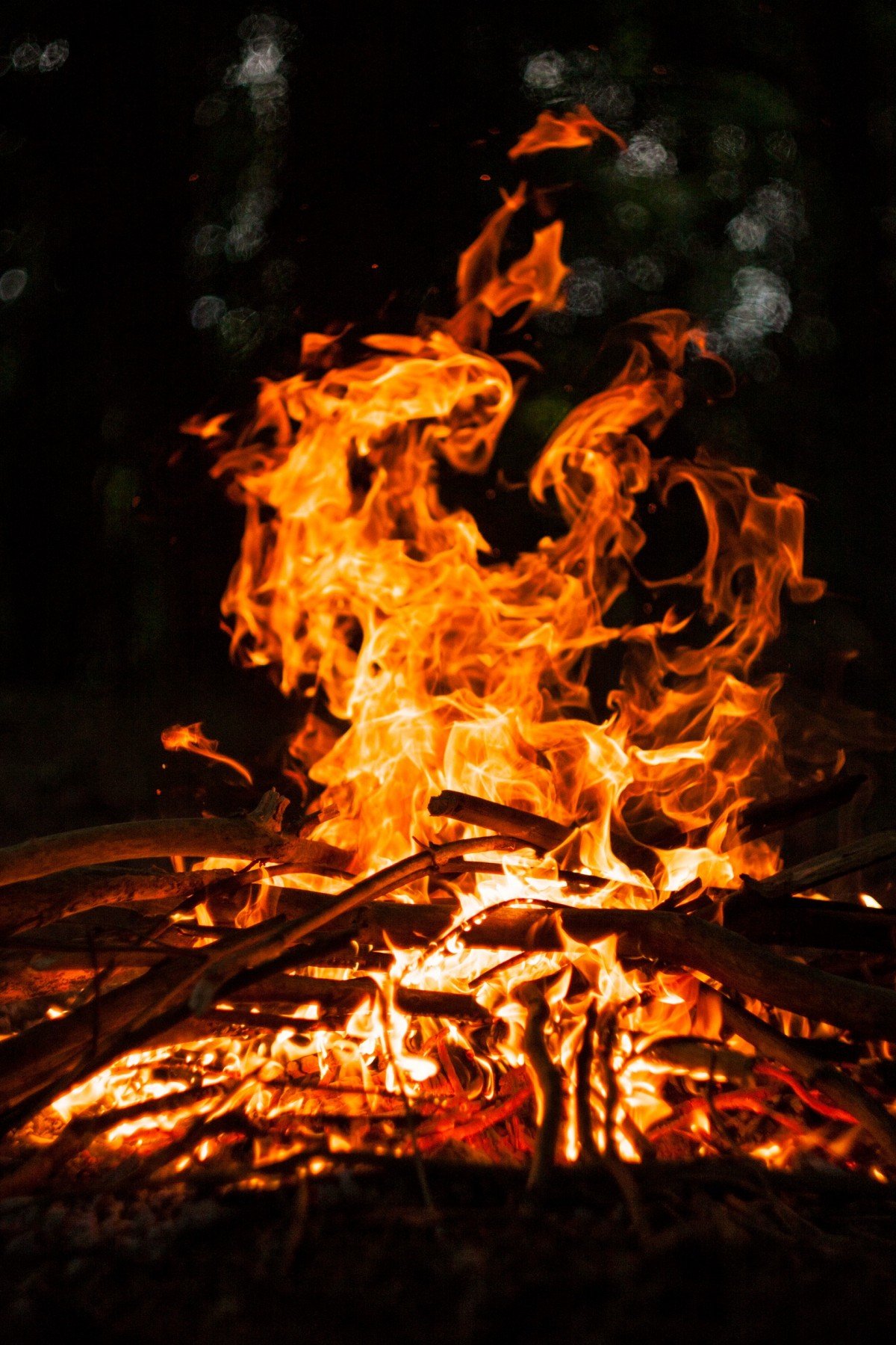 Красивый костер