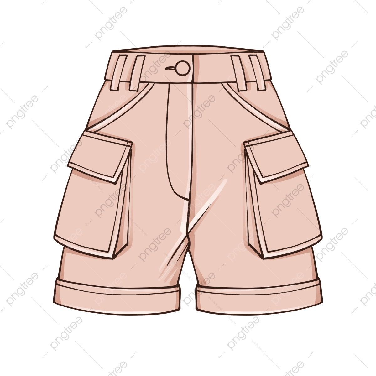 Розовые шорты рисунок