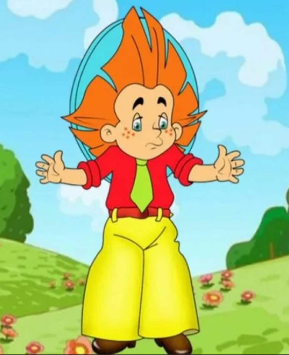 Герои мультика Незнайка гусля