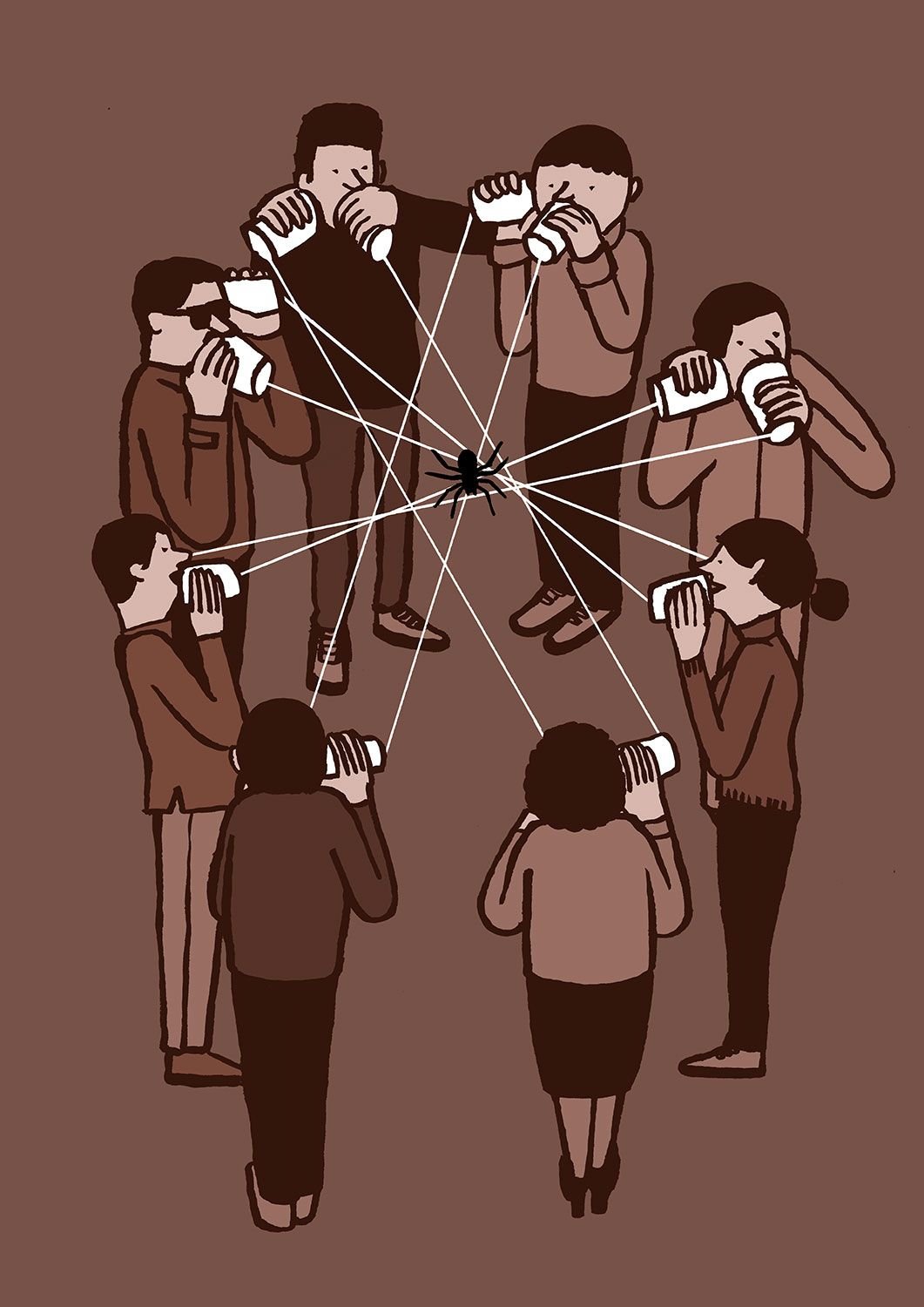 Общество иллюстрация