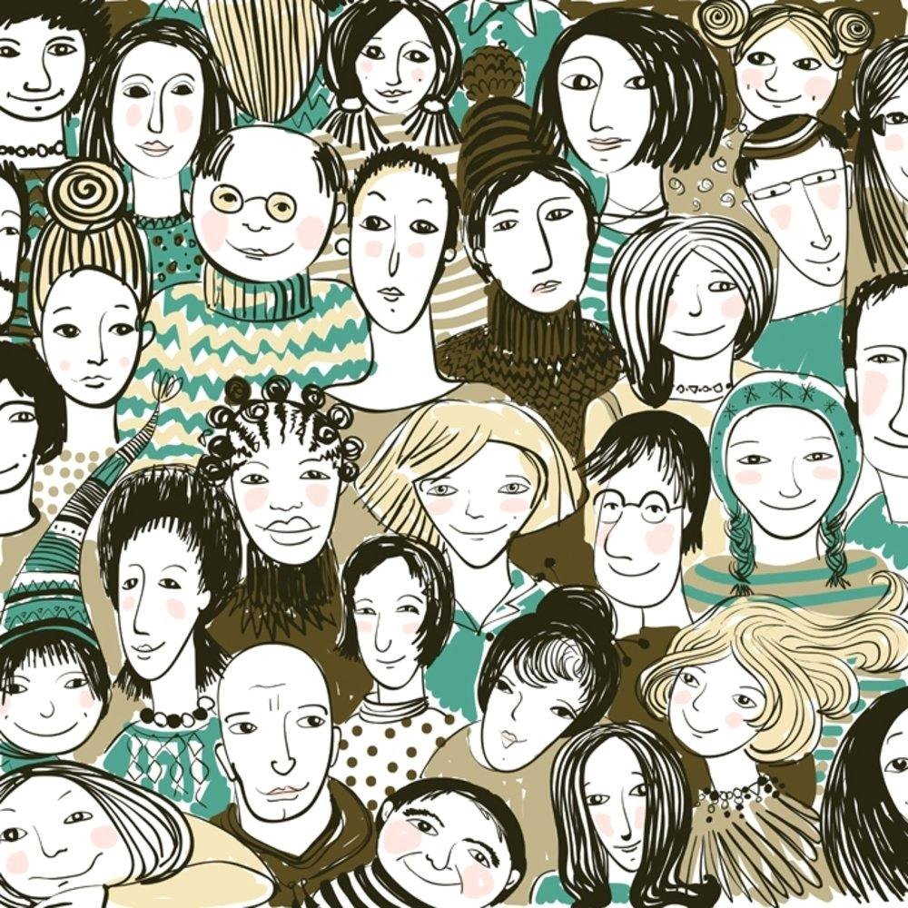 Разные люди иллюстрация