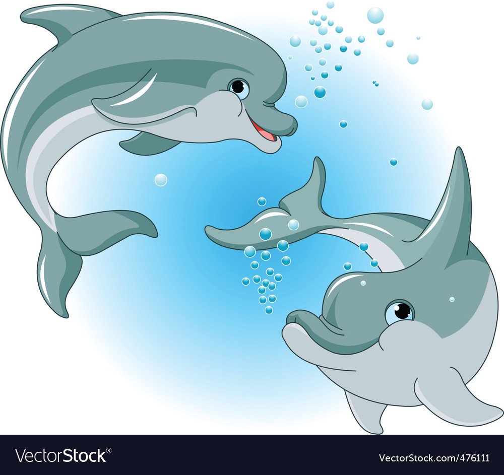 Стикеры дельфина