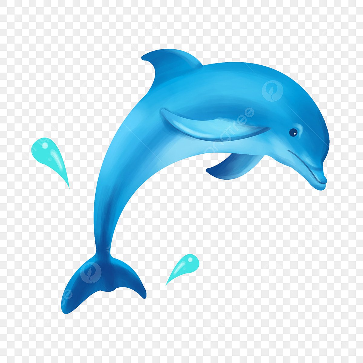 Дельфинчик синий