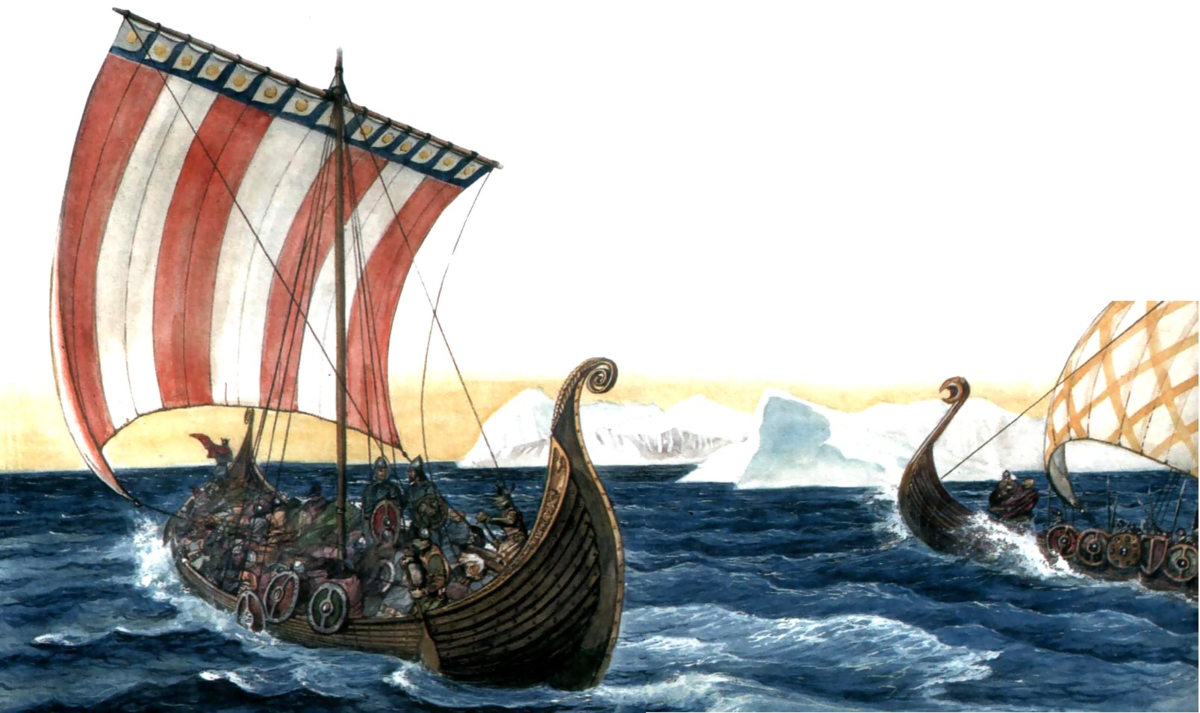 Норманны флот дракар