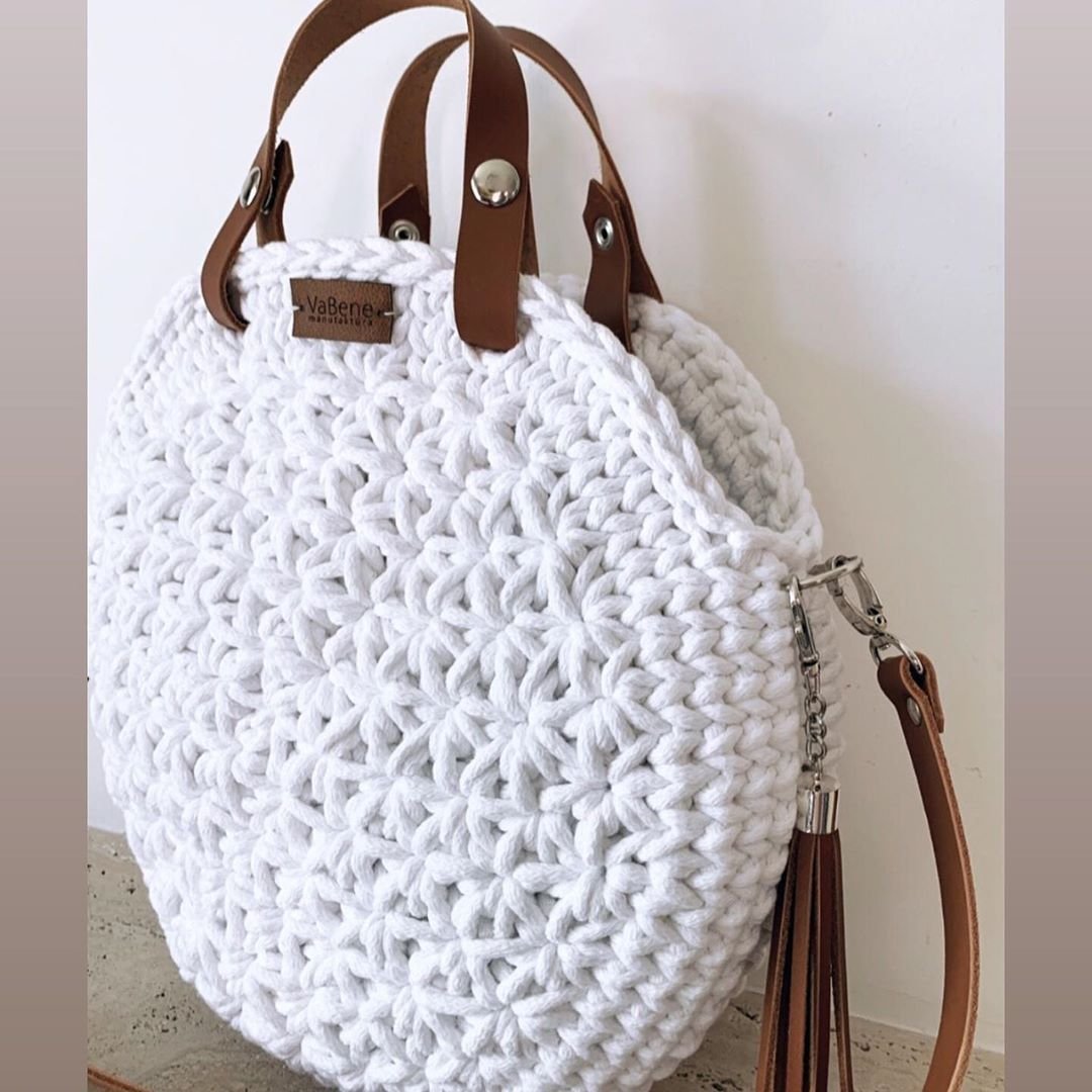 Картинки вязаных сумок