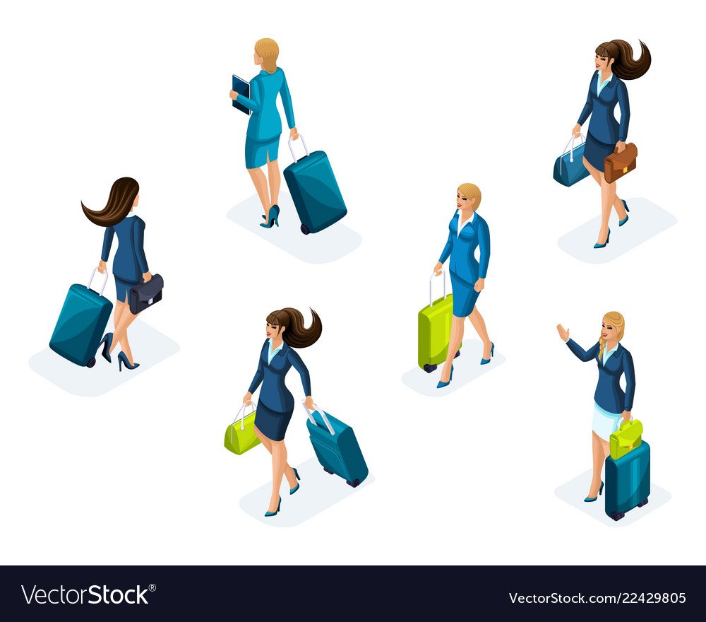 Белый человечек с чемоданом