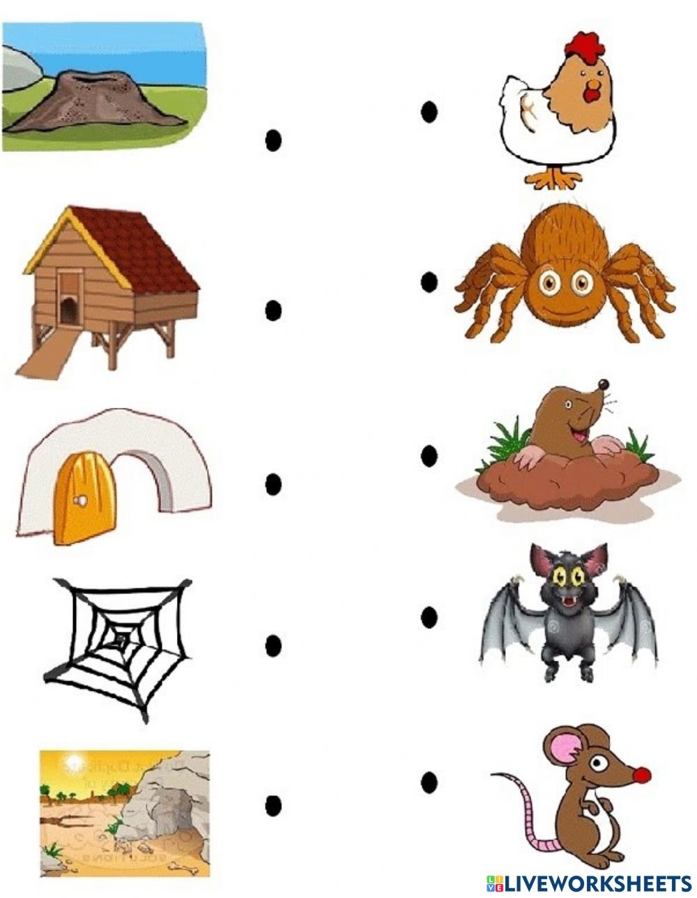 Домики животных задания для детей
